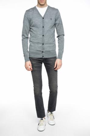 'mode' cardigan with logo, zdjęcie 2 'mode' cardigan with logo od AllSaints